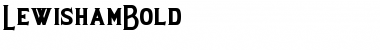 Download LewishamBold Font Download LewishamBold Font