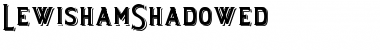 Download LewishamShadowed Font Download LewishamShadowed Font