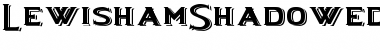 Download LewishamShadowedWide Font Download LewishamShadowedWide Font