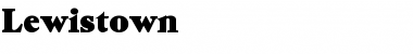 Download Lewistown Font Download Lewistown Font