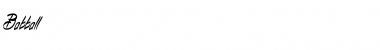 Download Babball Personal Use Font Download Babball Personal Use Font