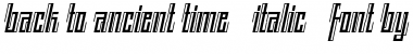 Download BACK TO ANCIENT TIME Font Download BACK TO ANCIENT TIME Font