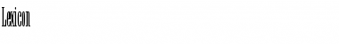Download Lexicon Font Download Lexicon Font