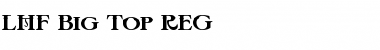 Download LHF Big Top REG Font Download LHF Big Top REG Font