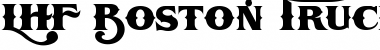 Download LHF Boston Truckstyle Font Download LHF Boston Truckstyle Font