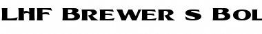 Download LHF Brewer's Bold Font Download LHF Brewer's Bold Font