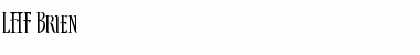 Download LHF Brien Font Download LHF Brien Font