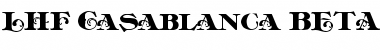 Download LHF Casablanca BETA Font Download LHF Casablanca BETA Font