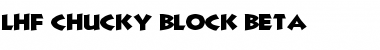 Download LHF Chucky Block BETA Font Download LHF Chucky Block BETA Font