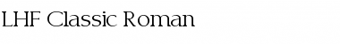 Download LHF Classic Roman Font Download LHF Classic Roman Font