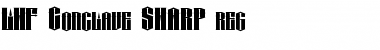 Download LHF Conclave SHARP reg Font Download LHF Conclave SHARP reg Font