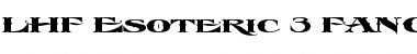 Download LHF Esoteric 3 FANCY Font Download LHF Esoteric 3 FANCY Font