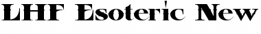 Download LHF Esoteric New WESTERN Font Download LHF Esoteric New WESTERN Font