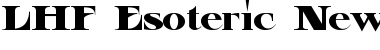 Download LHF Esoteric New Font Download LHF Esoteric New Font