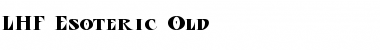 Download LHF Esoteric Old Font Download LHF Esoteric Old Font