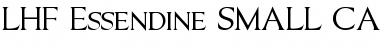 Download LHF Essendine SMALL CAPS Font Download LHF Essendine SMALL CAPS Font