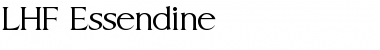 Download LHF Essendine Font Download LHF Essendine Font