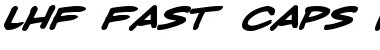 Download LHF Fast Caps Italic Font Download LHF Fast Caps Italic Font