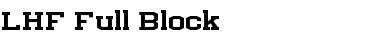 Download LHF Full Block Font Download LHF Full Block Font