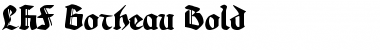 Download LHF Gotheau Font Download LHF Gotheau Font