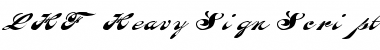Download LHF Heavy Sign Script Font Download LHF Heavy Sign Script Font