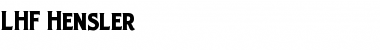 Download LHF Hensler Font Download LHF Hensler Font