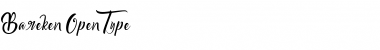 Download Bareken Font Download Bareken Font