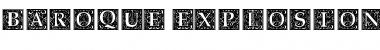 Download Baroque Explosion Font Download Baroque Explosion Font