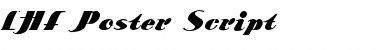 Download LHF Poster Script Font Download LHF Poster Script Font