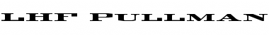 Download LHF Pullman Train BETA Font Download LHF Pullman Train BETA Font