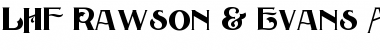 Download LHF Rawson & Evans Alternates Font Download LHF Rawson & Evans Alternates Font