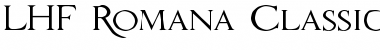 Download LHF Romana Classico Font Download LHF Romana Classico Font
