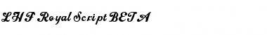 Download LHF Royal Script BETA Font Download LHF Royal Script BETA Font