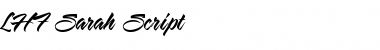 Download LHF Sarah Script Font Download LHF Sarah Script Font