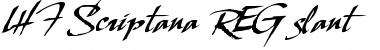 Download LHF Scriptana REG slant Font Download LHF Scriptana REG slant Font