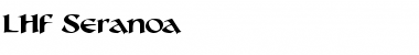 Download LHF Seranoa Font Download LHF Seranoa Font