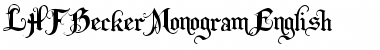 Download LHFBeckerMonogramEnglish Font Download LHFBeckerMonogramEnglish Font