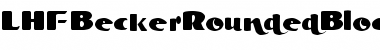 Download LHFBeckerRoundedBlock Font Download LHFBeckerRoundedBlock Font