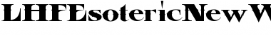 Download LHFEsotericNewWesternReg Font Download LHFEsotericNewWesternReg Font