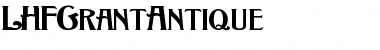 Download LHFGrantAntique Font Download LHFGrantAntique Font