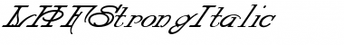 Download LHFStrongItalic Font Download LHFStrongItalic Font