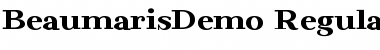 Download Beaumaris Demo Font Download Beaumaris Demo Font