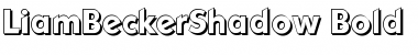 Download LiamBeckerShadow Font Download LiamBeckerShadow Font