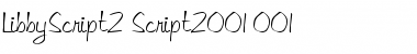 Download LibbyScript2 Font Download LibbyScript2 Font