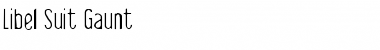Download Libel Suit Gaunt Font Download Libel Suit Gaunt Font