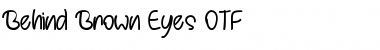Download Behind Brown Eyes Font Download Behind Brown Eyes Font