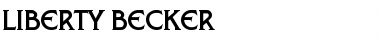 Download Liberty Becker Font Download Liberty Becker Font