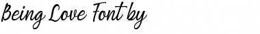 Download Being Love Font Download Being Love Font