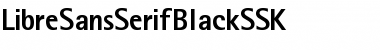 Download LibreSansSerifBlackSSK Font Download LibreSansSerifBlackSSK Font