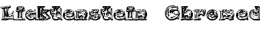 Download Licktenstein 'Chromed' Font Download Licktenstein 'Chromed' Font